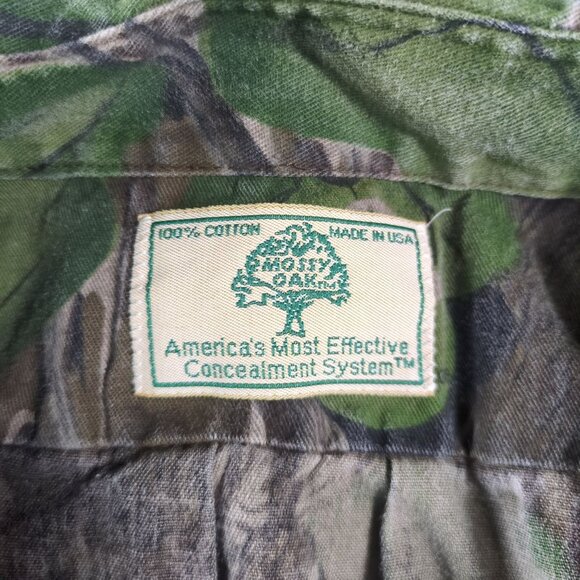 VTG Mossy Oak Mens XL Full Foliage Camo Shacket USA Made First Perfect - Picture 5 of 9